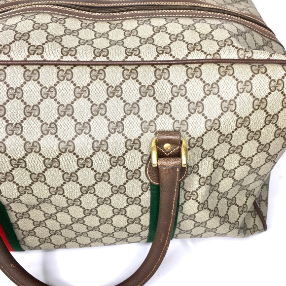 Authentic Gucci XL unisex travel bag brown monogram coated canvas - Picture 16 of 16